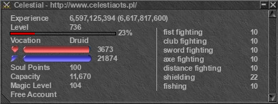 Signature for player Celestial