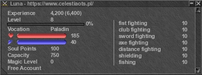 Signature for player Luna